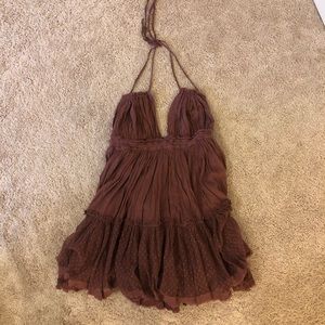Free People Mini Halter Dress